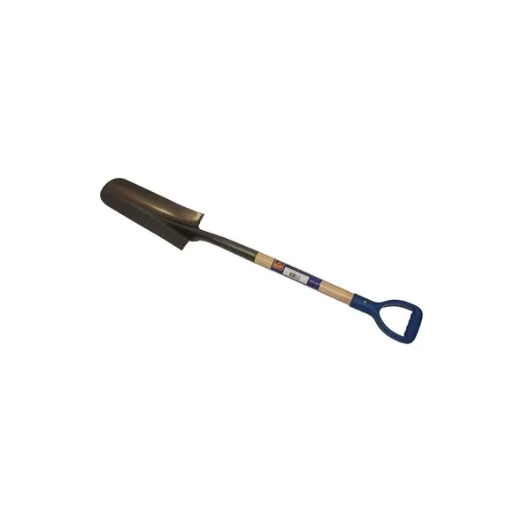 Organic 14" Drain Spade With Wood D Handle