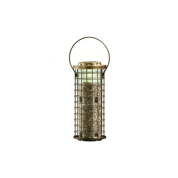 Perky Pet Squirrel Stumper Feeder Brass 3lb Capacity