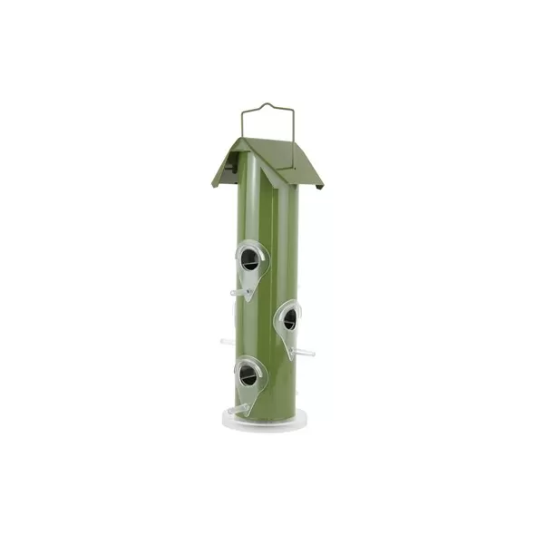 Perky Pet Green Metal Tube Feeder