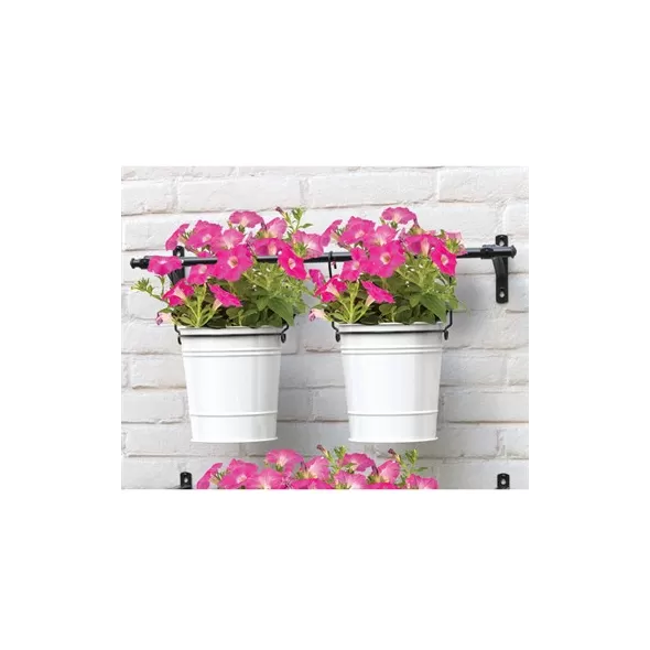 Panacea 16" Milkhouse Oval Vertical Gardening Wall Planter Kit With Expandable Bar Boxed