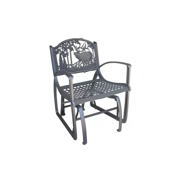 Painted Sky Glider Chair Elk Iron