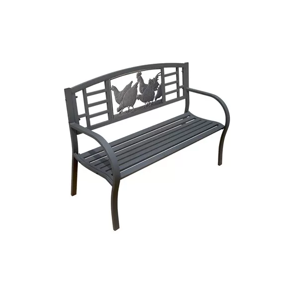 Painted Sky Bench Chicken Tube Steel Bench