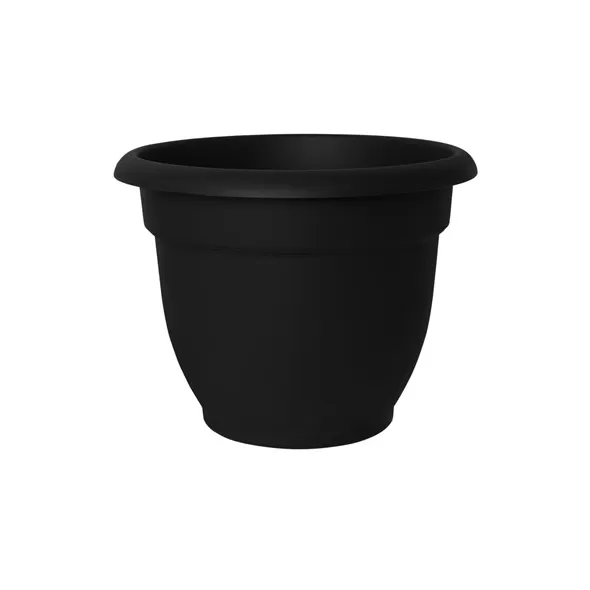 Bloem 10" Ariana with Grid Planter Black*