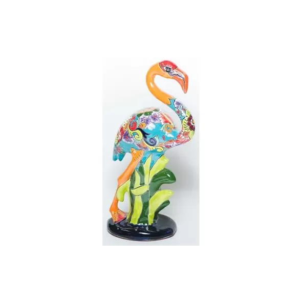 Talavera Flamingo Statue