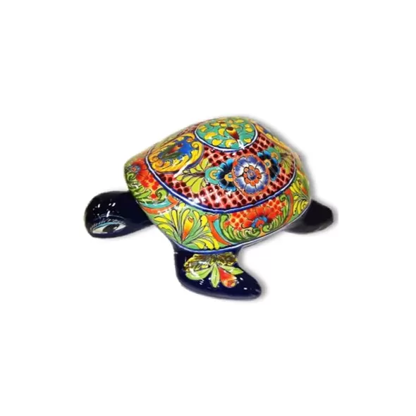 Talavera 17" Sea Turtle Statue