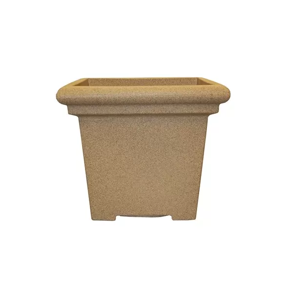 Tusco 20" Modern Square Planter Safari