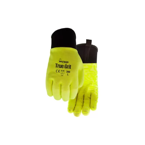 Watson Gloves True Grit Large FullDip HPT Coating/Black