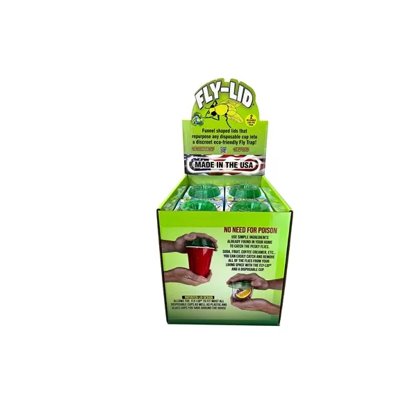 Billy Bob 100pc 2pk Fly Lid Fly Trap Counter Display