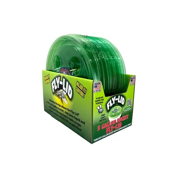 Billy Bob 16pc 5gal Fly Lid Fly Trap Bucket Counter Display