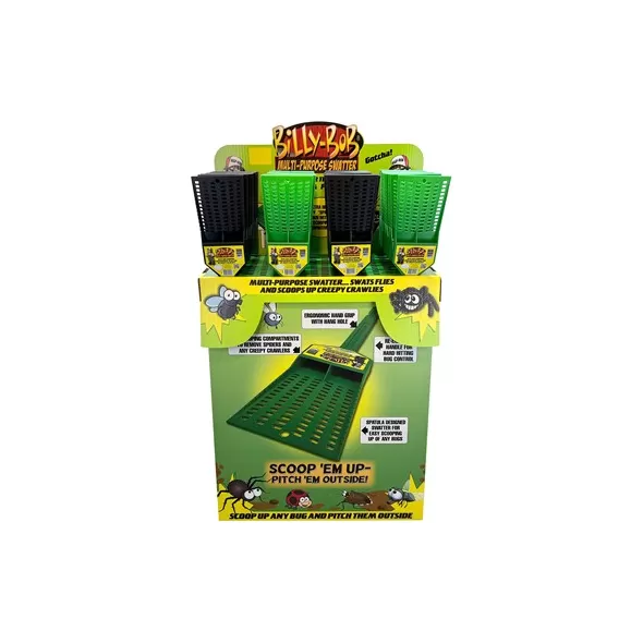 Billy Bob 88pc Fly Swatter Floor Display