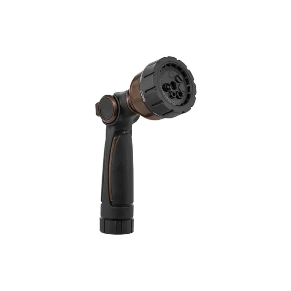 Orbit 7-Pattern Nozzle Zinc Thumb Control w/ Swivel