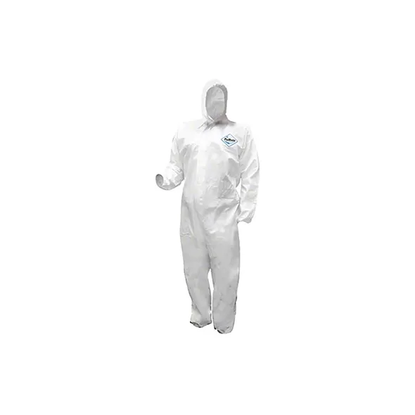ProWorks Disposable Coverall, Microporous, Elastic Wrist, Ankles, and Hood, White, XXL 12/CS