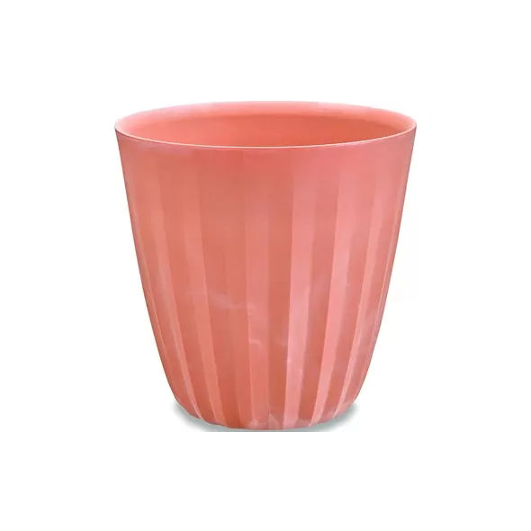 Crescent 15" Pleat Planter Weathered Terracotta
