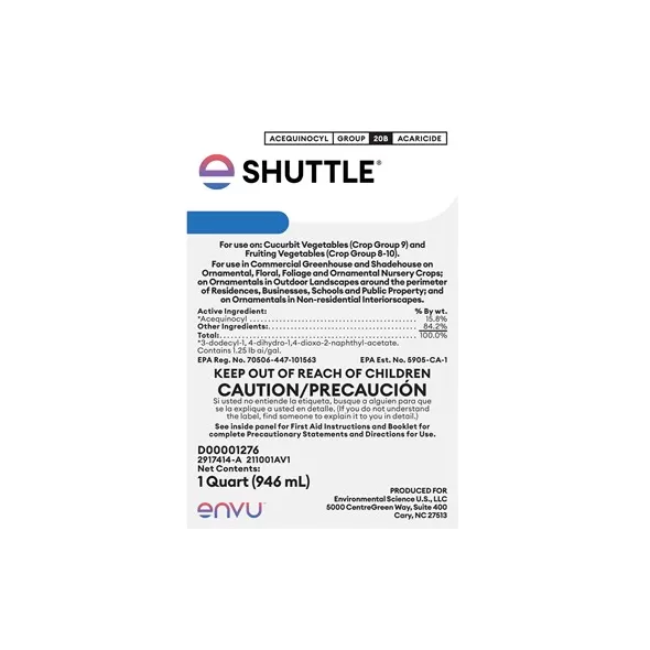 Envu Shuttle 1Qt (8/CS) ( Acequinocyl )