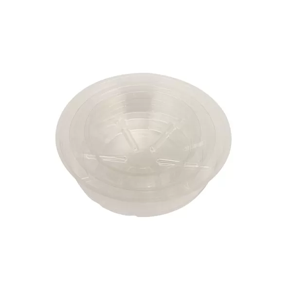 Gardener Select 12" Deep Dish Clear Plastic Saucer