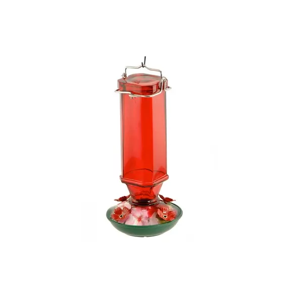 Panacea 16oz Vintage Glass Hummingbird Feeder