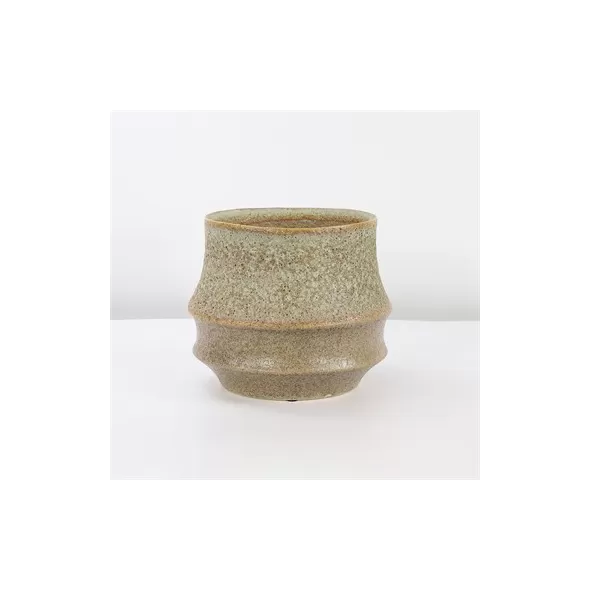 PHG 6"x5.5" Santa Barbara Planters Rustic Evergreen Case of 8