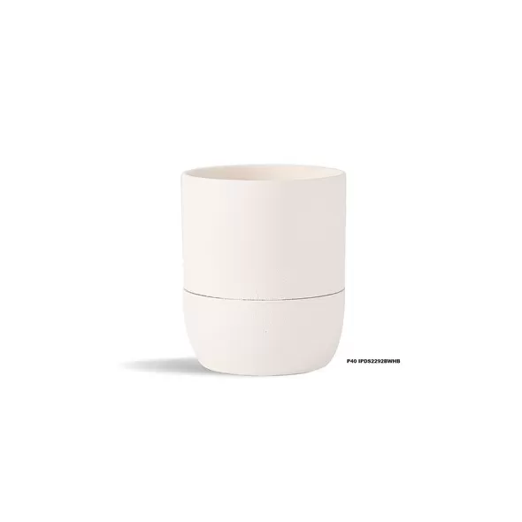PHG 5"x5.5" Urban Dweller Self-Watering Pot Bright White
