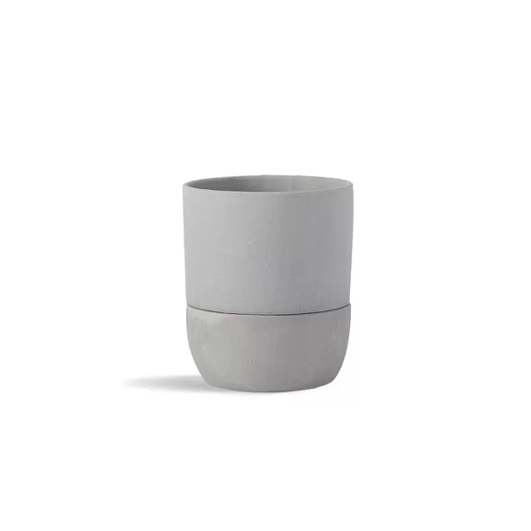 PHG 5"x5.5" Urban Dweller Self-Watering Pot Sand Dim Grey