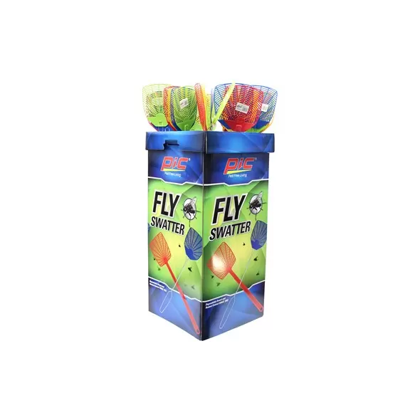Pic 144pc Wire Fly Swatter Display