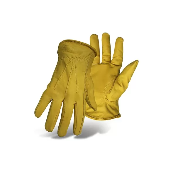 BOSS Large Yellow Cowhide Leather Palm
