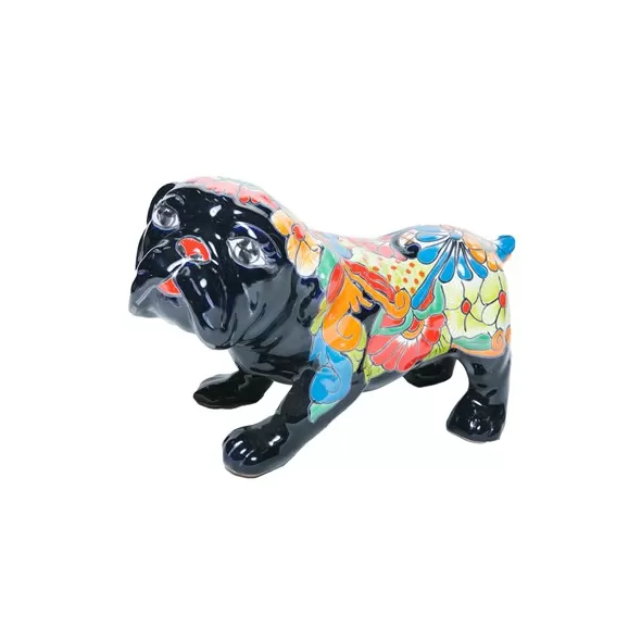 Talavera Large Bulldog Statue