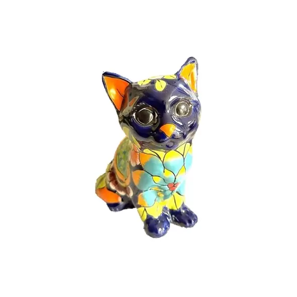 Talavera 6.5" Kitten Statue