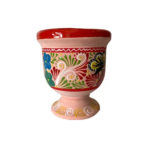 Talavera 6" Bella Especial Urn Planter Red