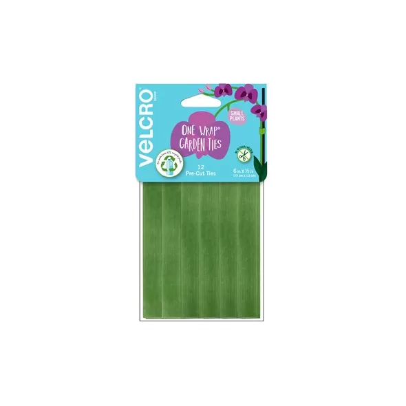 Velcro Brand One-Wrap Garden Ties 6in X 1/2in Precut 12-count 6/36