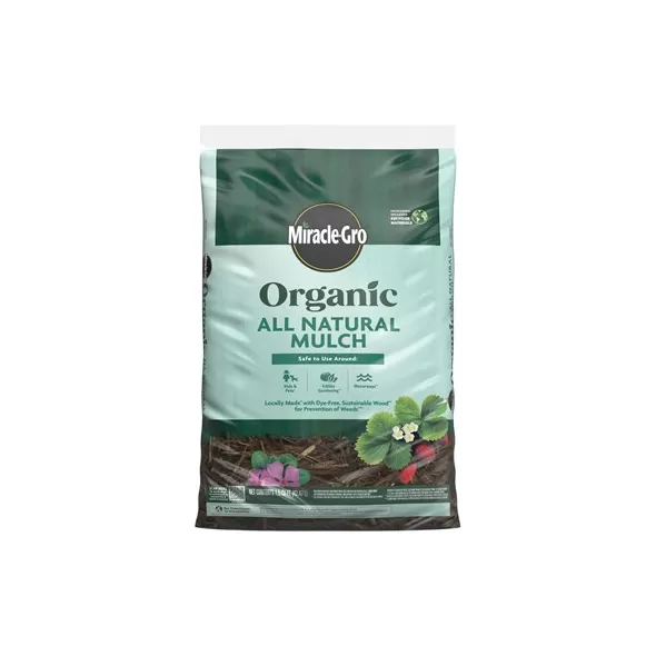 Miracle Gro 1.5cf Organic Natural Mulch