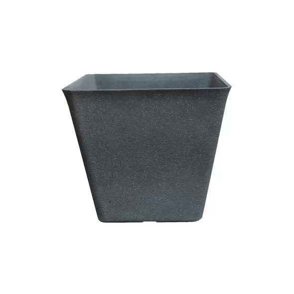 Austram 12" x 12" x 18" Vizcaya Square Planter Anchor Grey