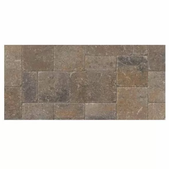 Belgard Dublin Cobble Heritage Paver Circle Kit, 6-Piece, Toscana