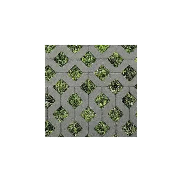 Belgard Turfstone Permeable Paver, 16" x 24" x 3-1/8", Gray | 10300137
