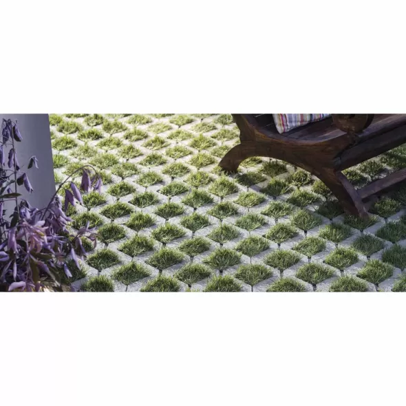 Belgard Turfstone Permeable Paver, 16" x 24" x 3-1/8", Gray | 10300137