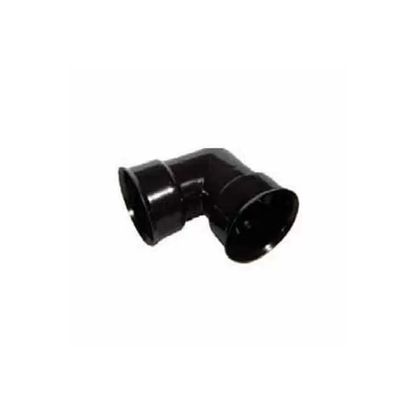 ADS Elbow, Bell-End HDPE 90 Degrees Degrees Watertight Dual Wall Injection Molded Black 8" | DFD899WT