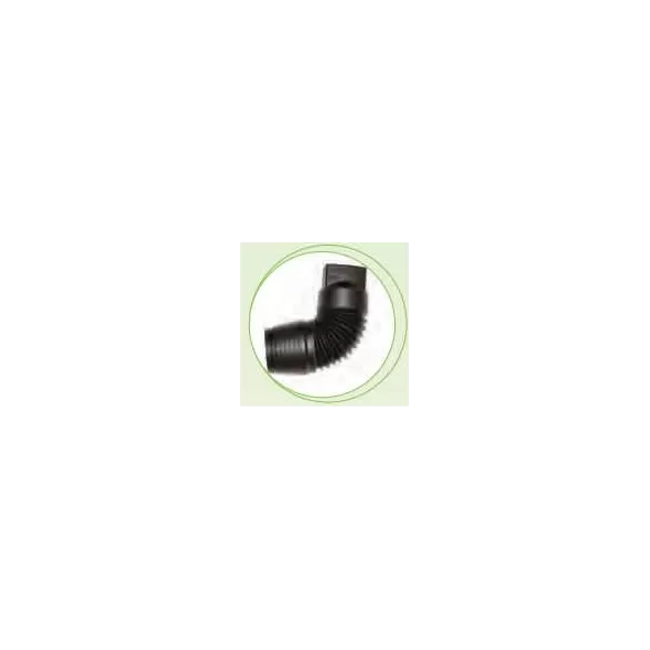 ADS Expandable Downspout Adapter Barb Black HDPE Single Wall | DFE0473AA