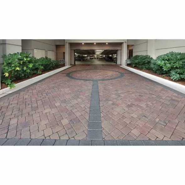 Paver Stone, 6" x 6" Square Winter Blend Plaza Stone Heritage