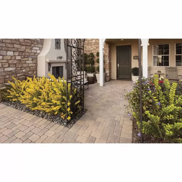 Paver Stone, 6" x 6" Square Winter Blend Plaza Stone Heritage