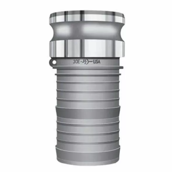 Cam and Groove Coupling, 2"Adapter x Hose Shank Aluminum Type E
