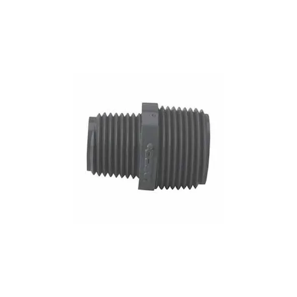 Sch. 80 Gray PVC Reducing Nipple 3/4 in. x 1/2 in. x 1-1/2 in. MPT | 882-101