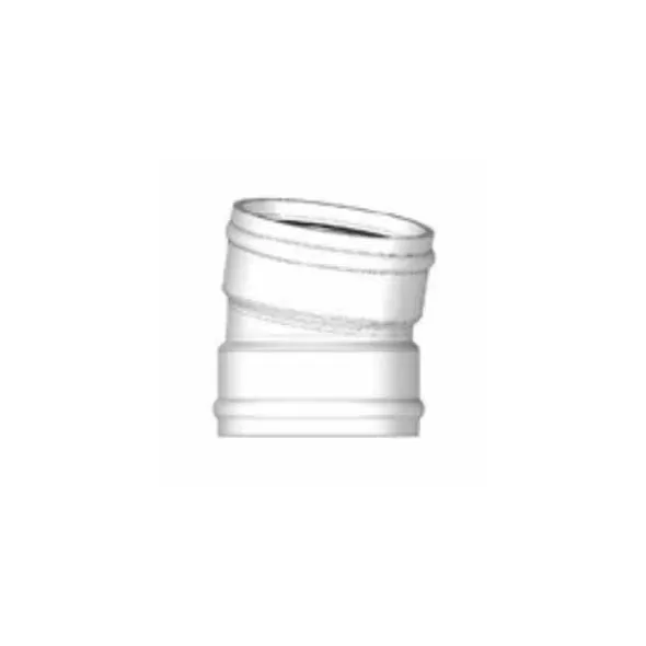 Sewer Elbow, 4"Gasketed PVC G Series SDR-35 11-1/4 Degrees 1/32 Bend