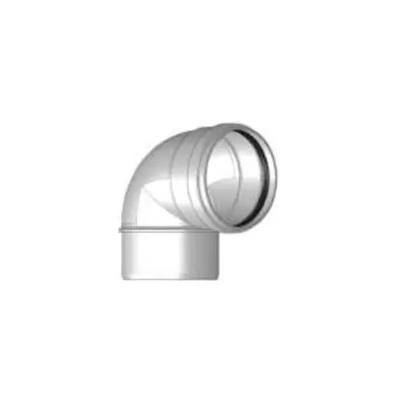 Sewer Elbow, 4"Gasketed x Spigot PVC G Series SDR-35 90 Degrees 1/4 Bend