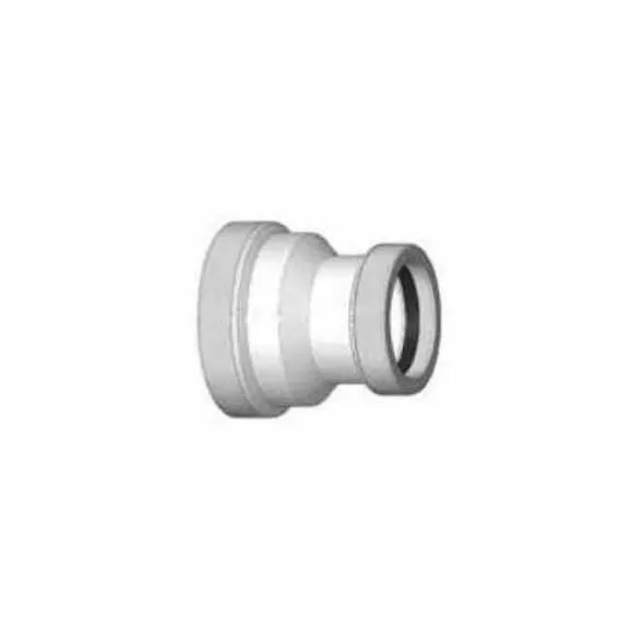 Adapter Coupling, 4"Gasketed Sewer Hub x Gasketed DWV Hub PVC H Series SDR-26