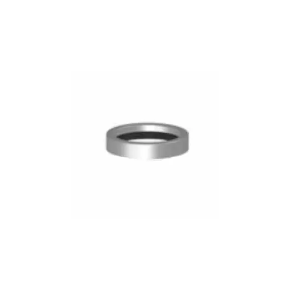 Saddle Tee, 6" x 6" x 4"Short Gasket Skirt x Gasket Inlet PVC H Series SDR-26 with Stainless Steel Clamp and Lockring