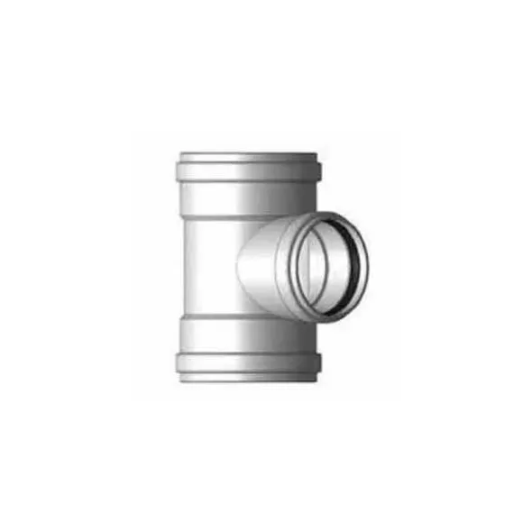 Straight Tee, 6"Gasketed PVC SDR-35