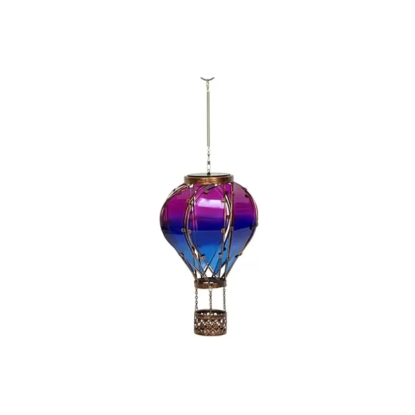 E-V LunaLite Balloon Fuchsia Solar Spinner