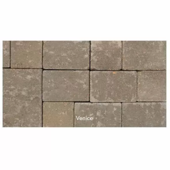 Paver Stone, 8" x 5" x 2" Rectangular Venice Interlocking Italian Renaissance