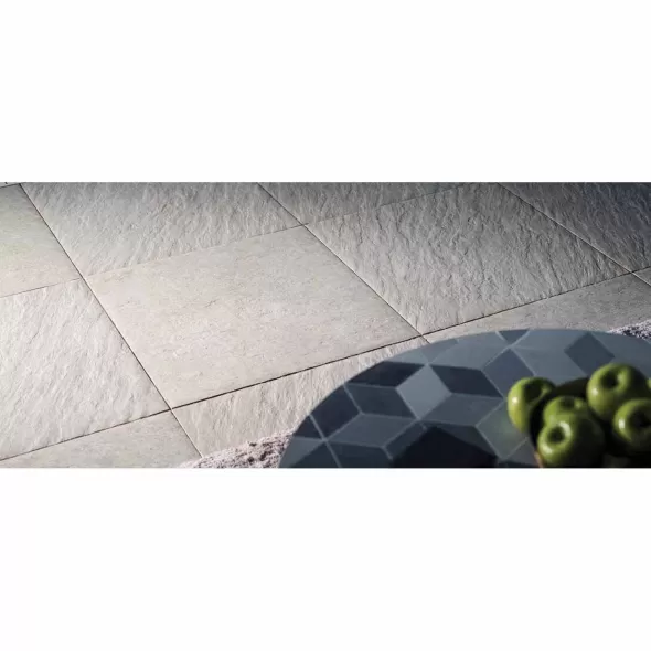 Belgard Quarziti 2.0 Porcelain Paver, 24" x 24" x 3/4" Stone Finish, Mirage