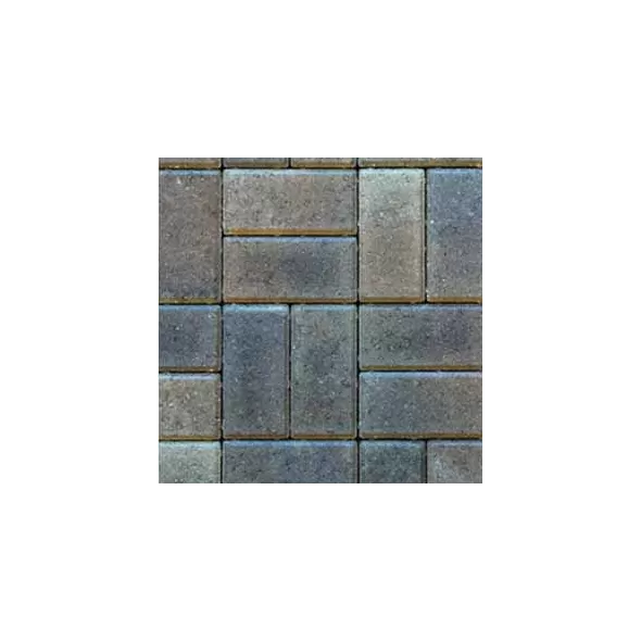 Paver Stone, 4" x 8" Rectangular Iron Range Interlocking Holland Stone