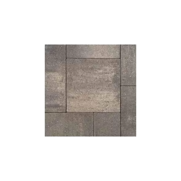 Borgert Products Flat Slab, 16" x 24" Large Rectangular Sterling Gray Pallet " C" Kastle | 4KC05